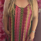 Lange Jurk Kos Fuchsia Plus Size maat 44 t/m 52