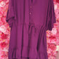 Jurk Marbella Paars Plus Size 48 t/m 54-56