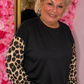 Sweater Flair Zwart Plus Size Maat 48 t/m 52