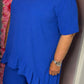 Set Viral Konings Blauw Plus Size maat 48 t/m 54
