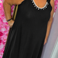 Jurk Beachy Zwart Plus Size Maat 46 t/m 52