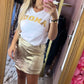 T-shirt Amour Gold