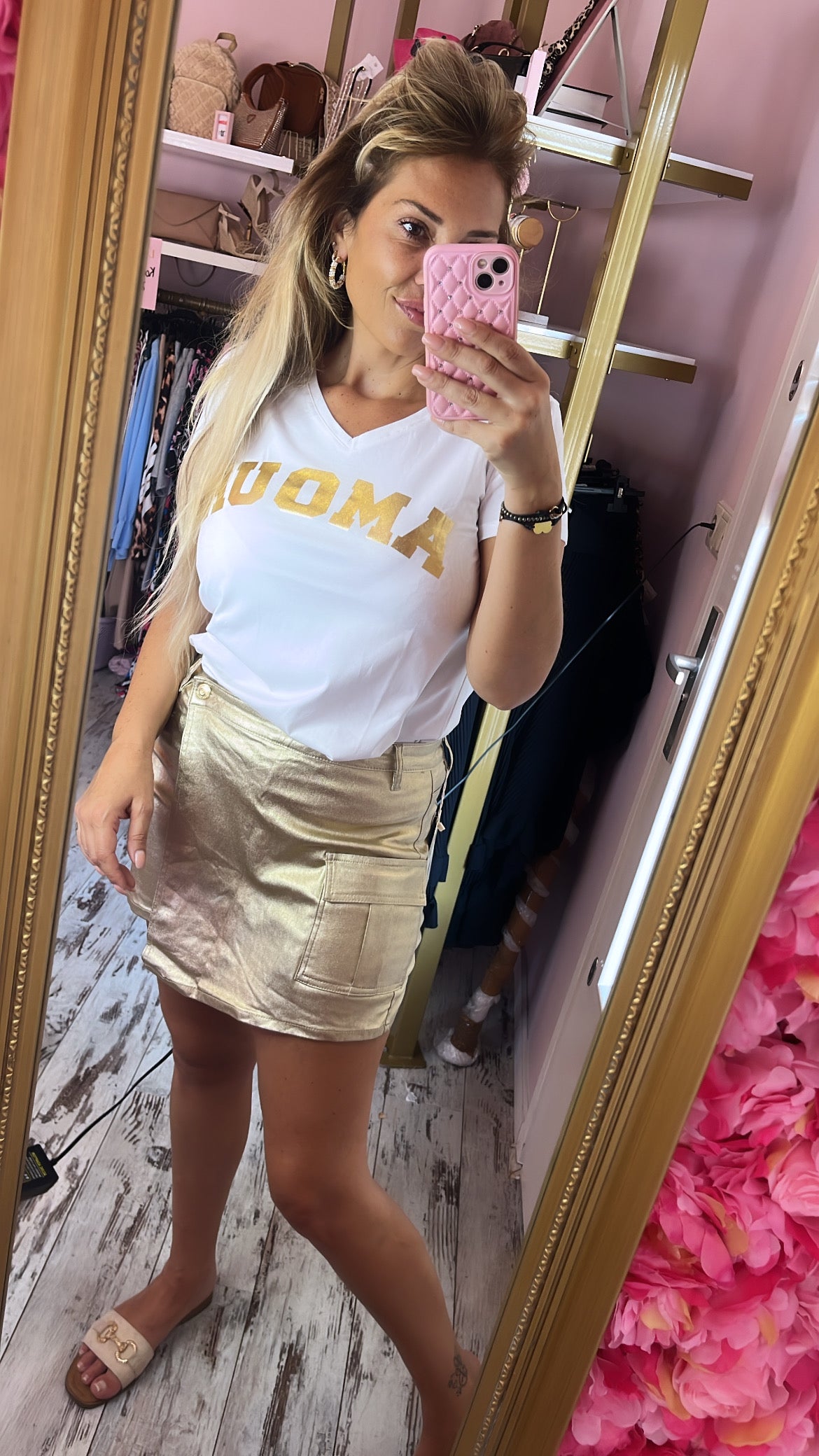 T-shirt Amour Gold