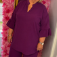 Broek Pof Paars Plus Size Maat 48 t/m 54-56