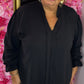 Blouse Musthave Zwart Plus Size maat 48 t/m 54