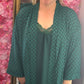 Kimono Flucc Groen Plus size Maat 48 t/m 56-58