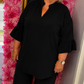 Broek Pof Konings Zwart Plus Size Maat 48 t/m 54-56