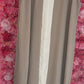Lange Jurk Stripe Beige Plus Size 46 t/m 52-54