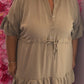 Jurk Marbella Taupe Plus Size 48 t/m 54-56