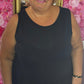 Top Travel Basic Lang Zwart Plus Size Maat 46 t/m 54