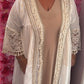 Jurk Fay Beige Plus Size 46 t/m 52