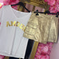 T-shirt Amour Gold