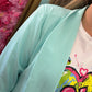 Blazer Happy Diamond Mint Plus Size Maat 44 t/m 50