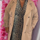 Musthave Coat Camel Plus Size Maat 44 t/m 50