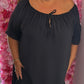 Jurk Cute Zwart Plus Size Maat 48 t/m 54-56