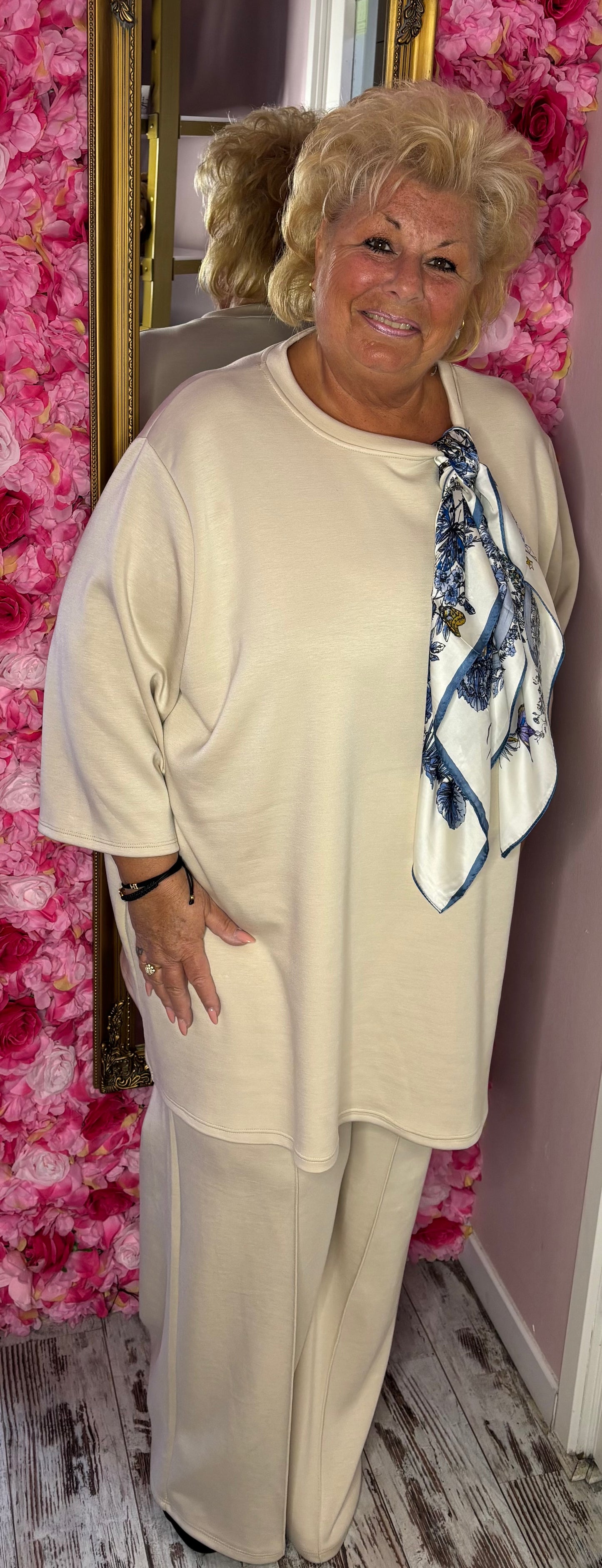 Comfy Set XXL Chique Beige Plus Size maat 52 t/m 60