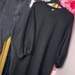 T-shirt Soft Romance Zwart Plus Size Maat 44 t/m 50