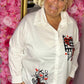 Blouse Katoen Love Maat 46 t/m 52-54