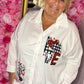 Blouse Katoen Love Maat 46 t/m 52-54