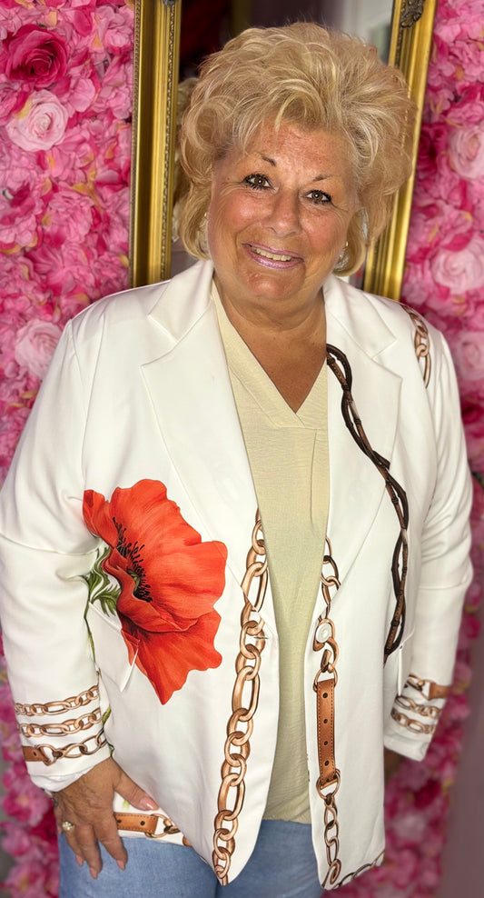 Colbert Different Flower Plus size Maat 48 t/m 54