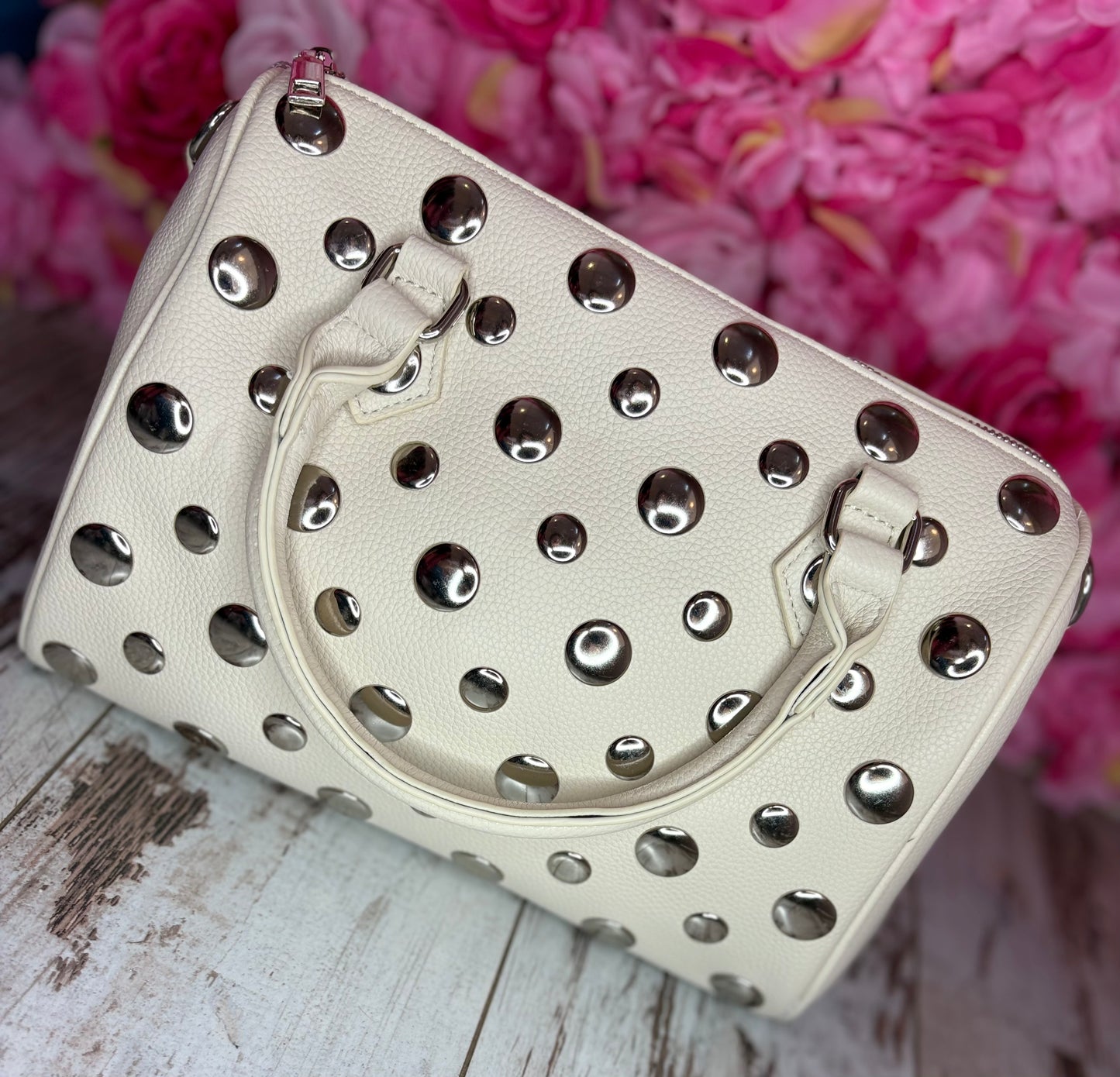 Tas Button Creme
