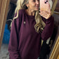 Sweater Heart Bordeaux tot Maat 44