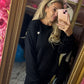 Sweater Heart Zwart tot Maat 44