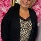 Vest Cozy Zwart Plus size Maat 48 t/m 54