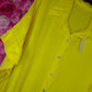 Jurk Door Geel Plus Size Maat 48 t/m 54
