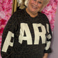 Sweater Panter Paris Zwart Plus Size Maat 46 t/m 52