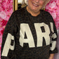 Sweater Panter Paris Zwart Plus Size Maat 46 t/m 52