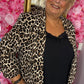 Blazer Basic Panter Plus Size Maat 44 t/m 50