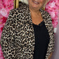 Blazer Basic Panter Plus Size Maat 44 t/m 50