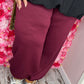 Broek Comfy Pof Bordeaux Plus Size Maat 48 t/m 54