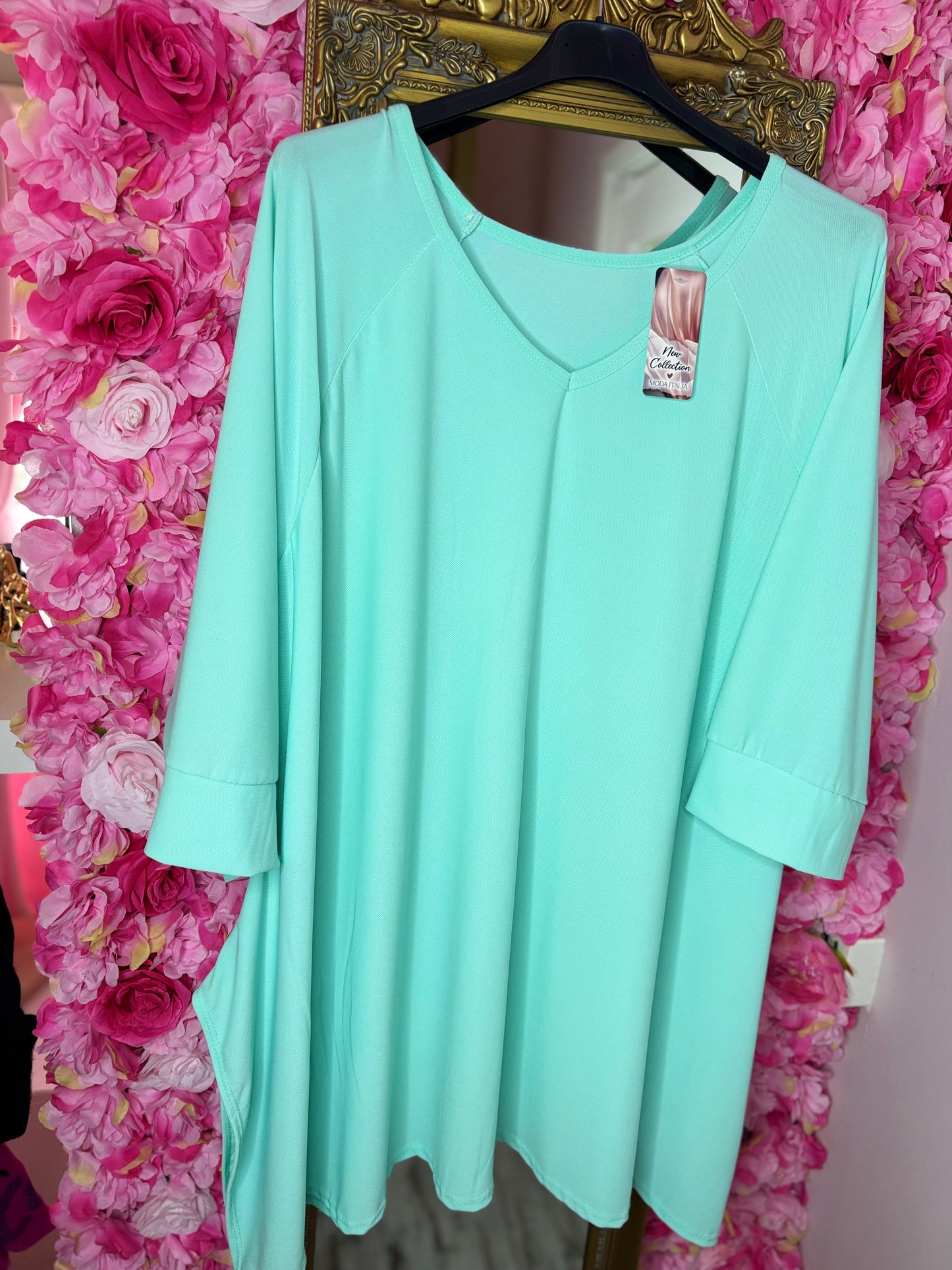 Tuniek Basic Mint Maat 46 t/m 54