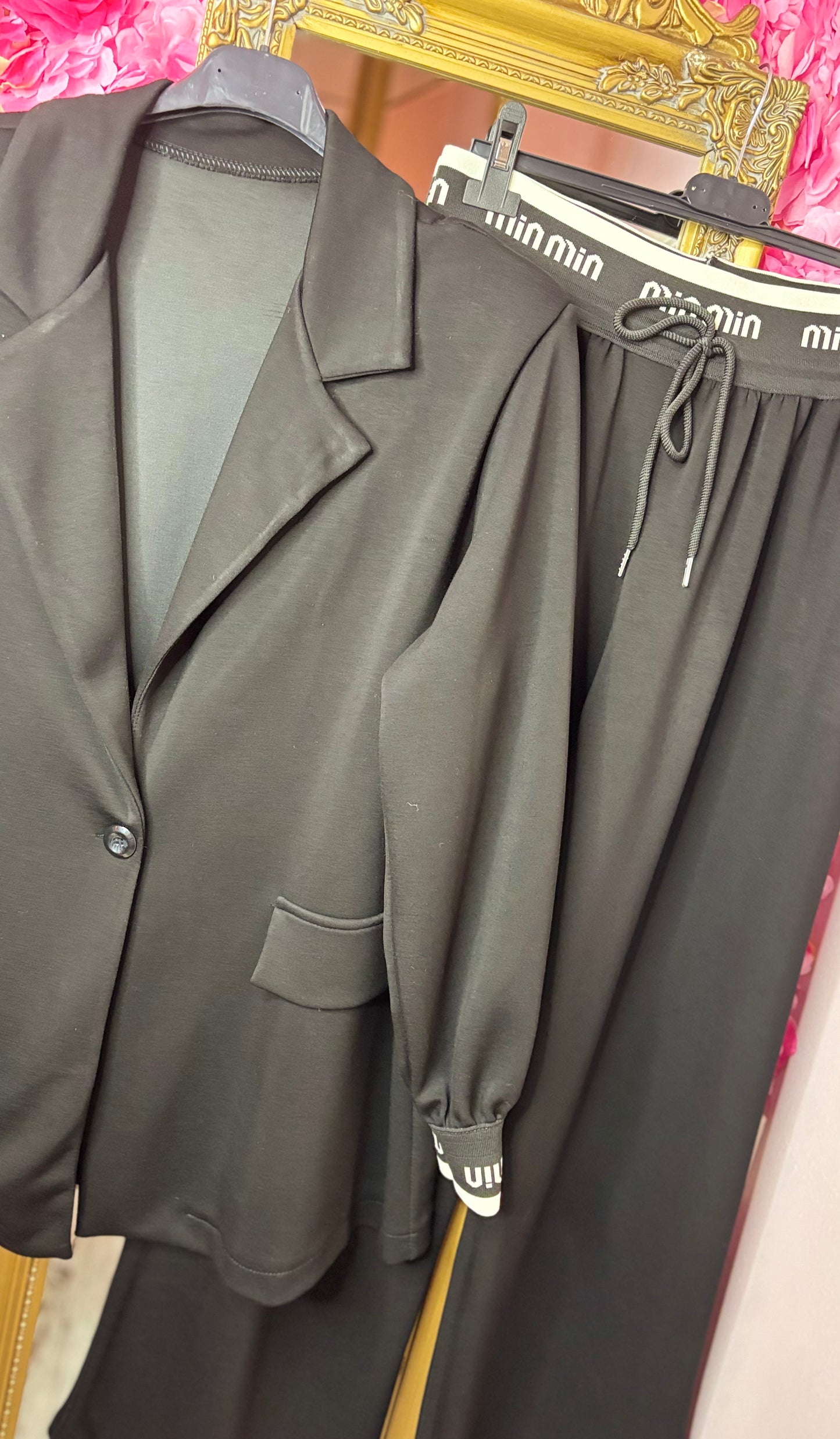 Set Chique Mio Zwart Plus Size maat 46 t/m 52