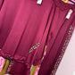 Comfy Wild Detail Bordeaux Plus Size maat 48 t/m 54