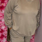 Comfy Wild Detail Taupe Plus Size maat 48 t/m 54