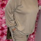 Comfy Wild Detail Taupe Plus Size maat 48 t/m 54