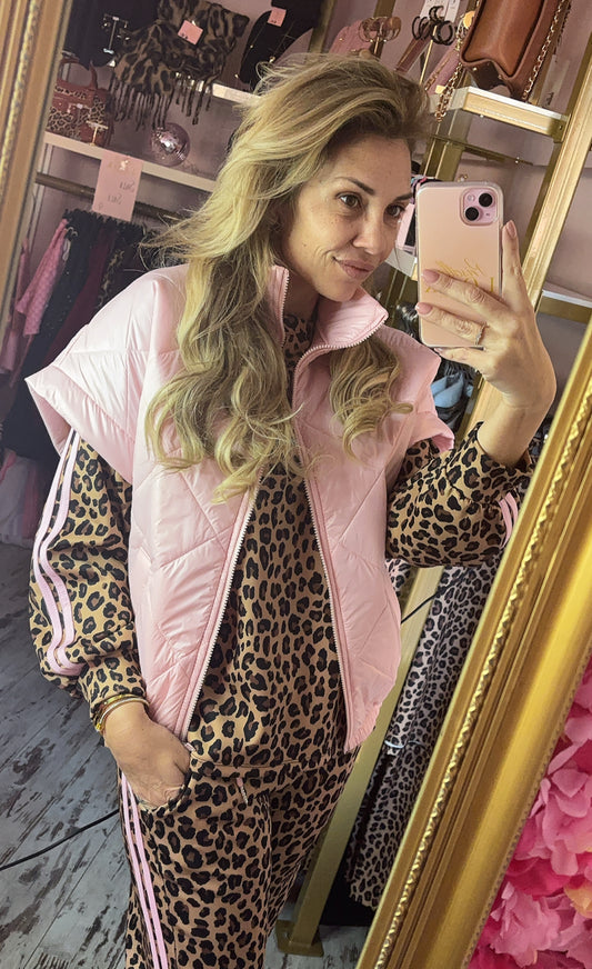 Bodywarmer Roze tot maat 42