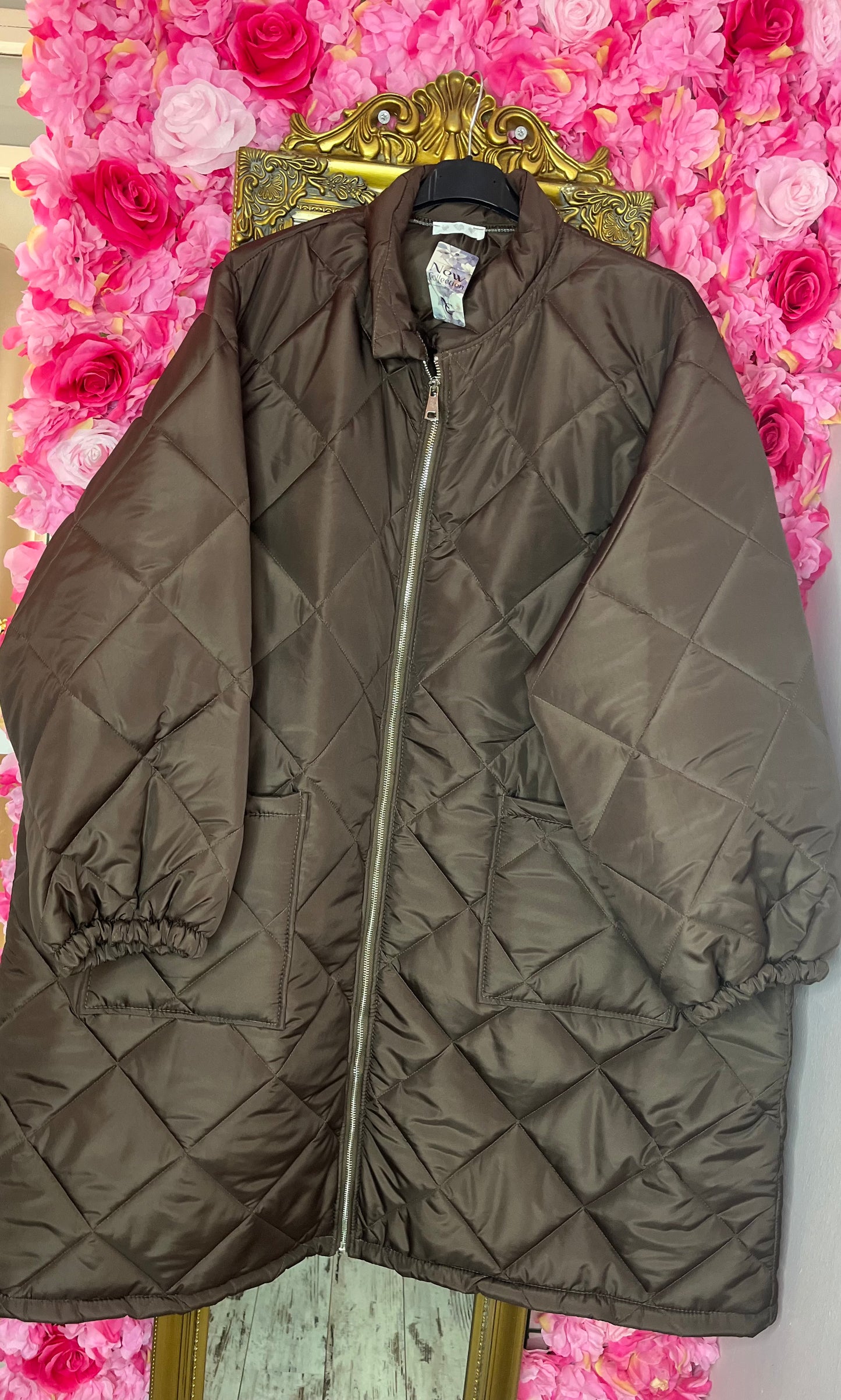 Jas Holy Bruin Plus Size Maat 48 t/m 54-56 (dicht)