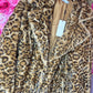 Jas Long Fur Panter Plus Size Maat 44 t/m 52 (dicht)
