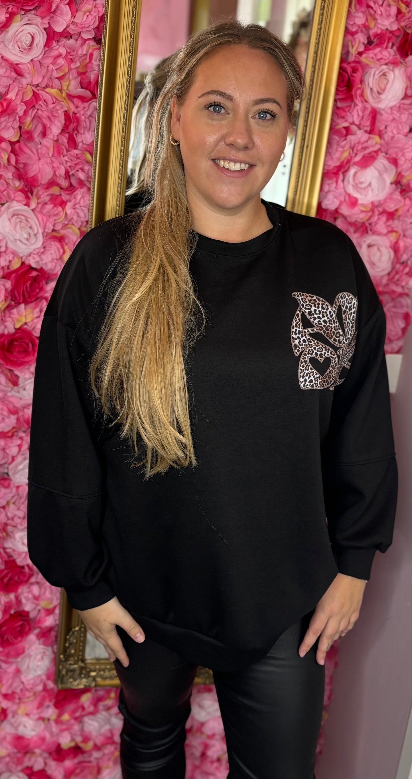 Sweater Amour Zwart Plus Size tot maat 48