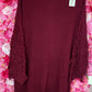 Trui Flurria Bordeaux Plus Size Maat 46 t/m 52-54