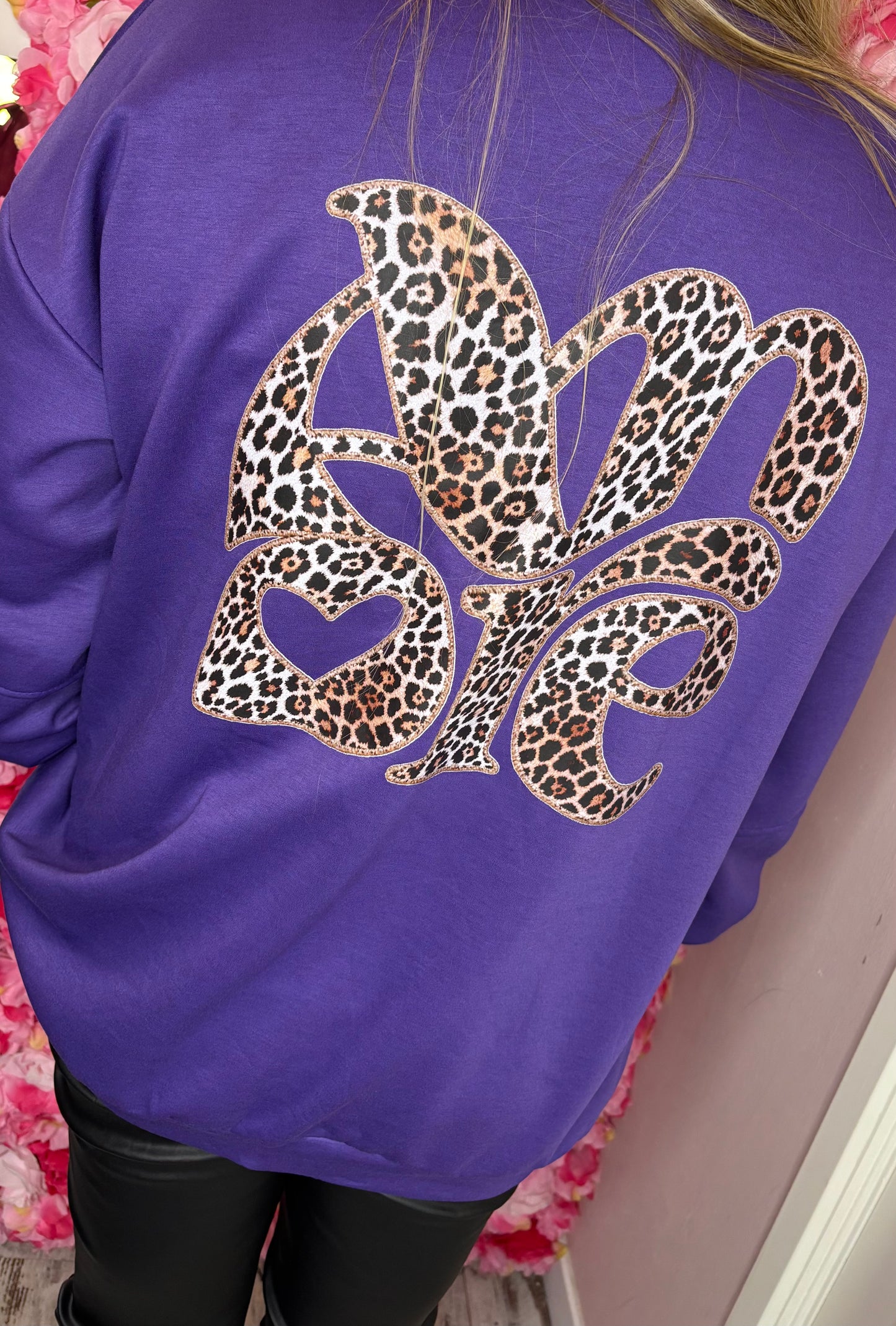 Sweater Amour Paars Plus Size tot maat 48