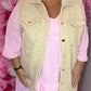 Lange Jurk Autum Licht Roze Plus Size maat 50 t/m 56