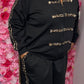 Comfy Set Mila Zwart Plus Size maat 48 t/m 52-54