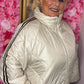 Jack Puffy Beige Plus Size maat 46 tot 50-52