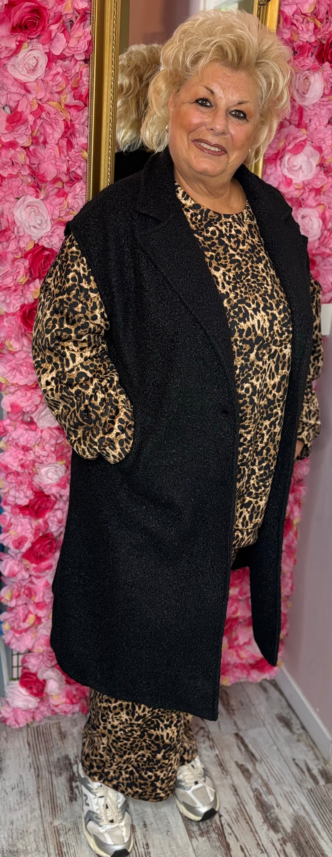Comfy Set Straight Panter Dark Plus Size maat 50 t/m 54-56