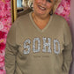 Sweater Soho Beige Plus Size Maat 46 t/m 52-54